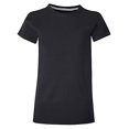thumbnail image 2 of Hanes K010 Girls Basic Tees, Black - Extra Large, 2 of 3