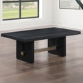 thumbnail image 2 of Steve Silver Aubrey Modern Rectangle Cocktail Table, Black/Driftwood, 2 of 6