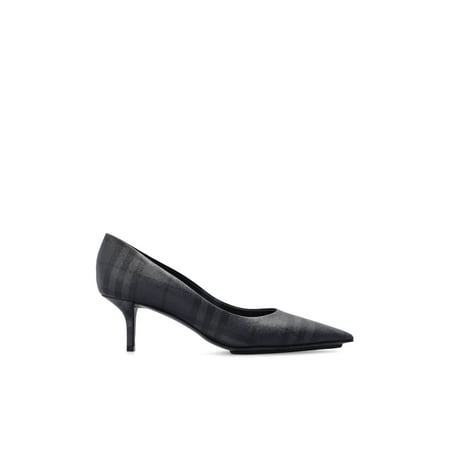 

Burberry Ladies Grey Check-Pattern 55mm Pumps Brand Size 36 ( US Size 6 )