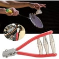 thumbnail image 4 of HUGFEGWE Starting Clamp Stringing, 3 Spring Ultra‑Light Wide Head Racquet Clamping Tools for Hold The Racquet Line for Threading Work CJB91-103836, 4 of 9