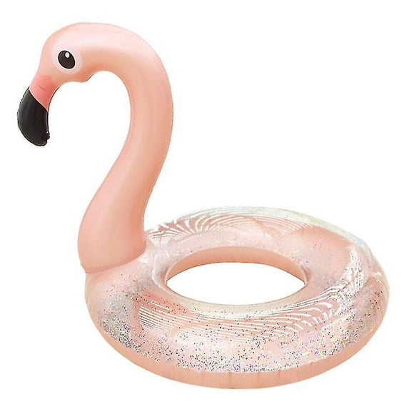 (120cm)Rms Jumbo Inflatable Pink Flamingo Swim Ring For Beach & Pool On Summer