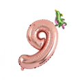 thumbnail image 1 of Globo de papel de helio Número de oro 32 pulgadas 9 Soledad Globos Numerados, 1 of 6