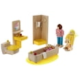 thumbnail image 1 of HEALEEP 1 Ensemble de Meubles Mini Réalistes pour Chambre à Coucher pour Enfants Jeu de Rôle, 1 of 8