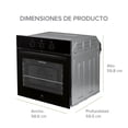 thumbnail image 3 of Horno Eléctrico Empotrable AEVRA 67L 127V Acero Inoxidable Vidrio Templado, 3 of 6