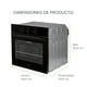 thumbnail image 3 of Horno Eléctrico Empotrable AEVRA 67L 127V Acero Inoxidable Vidrio Templado, 3 of 6
