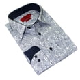 thumbnail image 2 of Italy Design Men's Casual Slim Fit Dress Shirt EBSH222M, 2 of 2
