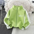 thumbnail image 2 of Favoffer Boys Girls Athletic Full Zip Jacket Cotton Casual Loose Coat Outwear with Pockets for Sports Daily Travel Play Kids to Big Kids 2-15Y, 2 of 5