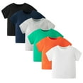 thumbnail image 1 of Nmmacb T-Shirt Garçon Été Col à Revers Manches Courtes Couleur Unie Taille 1-8 Ans, 1 of 8