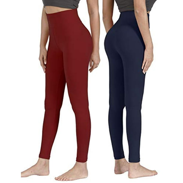 VALANDY Women?s Leggings High Waisted Tummy Control Stretch Yoga Pants  Workout Running Tights Leggings for Women Plus Size 5Pack