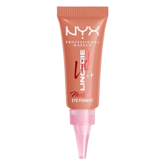 NYX Professional Makeup Lid Lingerie Liquid Eyeshadow And Cream Shimmer, Gold String, 0.2 fl oz