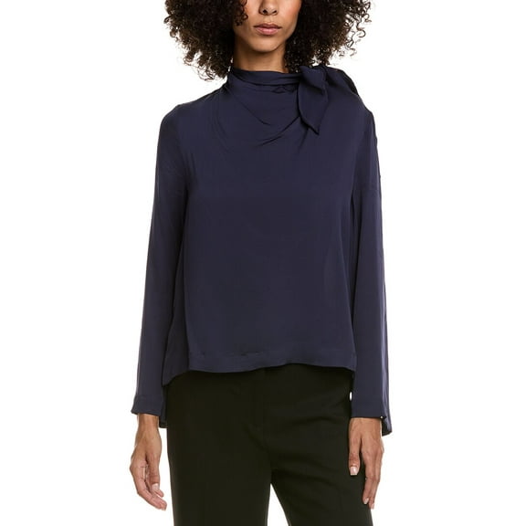 Ted Baker womens Flowy Blouse, XL, Blue