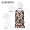 thumbnail image 3 of Sikiie Leopard Print Rose Basketball Jersey Reversible Men's Mesh Athletic Sports Shirts Training Practice S-4XL4X-Large, 3 of 6