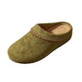 thumbnail image 2 of uublik Women Slippers Breathable Fabric Soft Sole House Shoes Non Slip Slippers, Green, 2 of 7