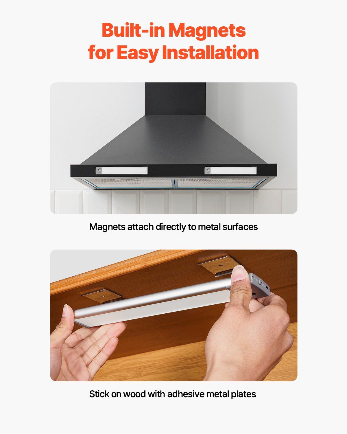 5-Pack Under Cabinet LED Lights – 68 LED Motion Sensor Lights, Battery Operated, Stick-On Closet/Kitchen Lighting, Wireless & Adjustable