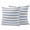 Blue, variant on 2 Pack Outdoor Waterproof Throw Pillow Covers,Minimalist Pink Stripe on Beige Decorative Square Patio Pillowcases for Chair Couch Sofa 16x16in