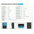 thumbnail image 2 of Printer, P11 58mm Mini Portable Thermal Printer Large Capacity Receipt Printer USB+Wireless BT Connection for Office/Market Compatible with Windows/Android/Ios, 2 of 8