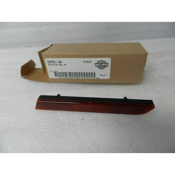 NOS NEW OEM HARLEY RIGHT HAND REFLECTOR RED 59293-94