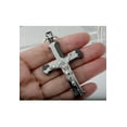 thumbnail image 3 of R.H. Jewelry Stainless Steel Silver-ton Pendant Jesus Crucifix Cross Christian Symbol Necklace, 3 of 3