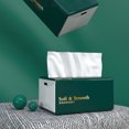 thumbnail image 1 of 240 Sheets Napkin 4 Layers Tissue Soft Tissue Soft Facial Paper Tissue Wood Pulp 240 Sheets 4 Layers Environmental Protection Soft Paper Napkin For Bedroom Living Room Bathroom, 1 of 8