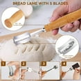 thumbnail image 5 of Sourdough Starter Kit, Complete Bread Baking Supplies with Round & Oval Silicone Bread Proofing Basket Set, Bread Making Tools Set Baking Gifts for Beginners & Home Bakers, 5 of 9