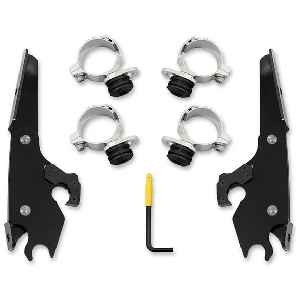 Memphis Shades Batwing Fairing Black Trigger-Lock Mounting Kit (MEB2027)