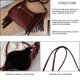 thumbnail image 5 of Bolso cruzado con cadena de ante de piel artificial con borla tachonada para cartera de mujer, 5 of 5