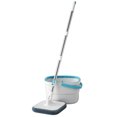 thumbnail image 1 of Juego De Cubos Giratorios Para Fregona Plana Juego de fregona y cubo giratorio de 360 ​​grados, herramienta de limpieza de suelo con cubo de 2,5 L, 1 of 9