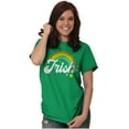 thumbnail image 3 of St Patricks Day Irish Rainbow Clover Women's Graphic T Shirt Tees Brisco Brands S, 3 of 6