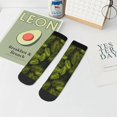 thumbnail image 7 of Pofeuu Tropical Palm Leaves Fern Leaf Print 30cm Socks, Adult Running Hiking Socks for Youth and Adult, 7 of 7
