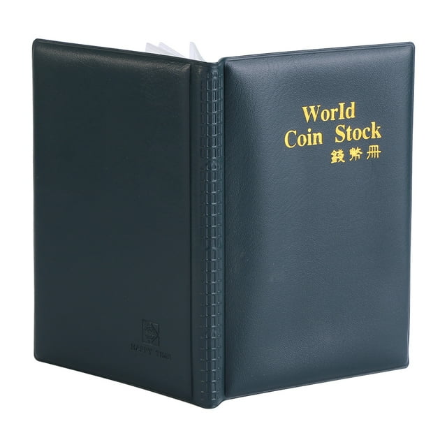 10 Pages Unique Transparent Coin Books Coin Album Simple Tokens Badges For Coins