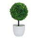 thumbnail image 2 of Adorno artificial en maceta con forma de bola de moda, topiario, planta falsa, bonsái, planta falsa, decoración del hogar, 2 of 7