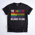 thumbnail image 2 of Rainbow Christian T-Shirt, Gods Promise Shirt, Christian Bible Verse Tee, 2 of 4