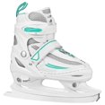 thumbnail image 1 of Patines de hielo ajustables Lake Placid Summit para niña, blanco y menta, 1 of 5