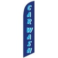 thumbnail image 2 of Cobb Promo Car Wash Blue Feather Flag with Complete 15ft Pole kit and Ground Spike, 2 of 5