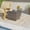 Gray, variant on Prime Garden 13 Gallons Wicker Deck Box Outdoor Storage Containers,Brown