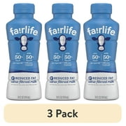 (3 pack) fairlife 2% Reduced Fat Ultra Filtered Milk, 14 fl oz