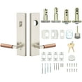 thumbnail image 5 of Sure-Loc LV307 FBL-GRIP WN Levanto Single Cylinder Keyed Entry Lever Set And Deadbolt, 5 of 7