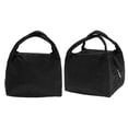 thumbnail image 6 of Unique Bargains Reusable Insulated Lunch Bag with Zip Closure Black 219 oz, 6 of 7