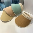 thumbnail image 7 of Seductiva Sun Hats Sun Hats for Men Women Women's Visor Beach Hat Packable Hat Summer Sun Hat with Decoration Pearl Summer Beach Hats, 7 of 7