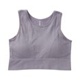 thumbnail image 1 of Señoras Tallas grandes Ropa interior deportiva Camiseta sin mangas Recorte Sin anillos de acero Sujetador Yoga Fitness Sujetador deportivo Fridja  nalpqowj36127, 1 of 9