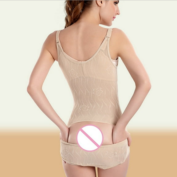 AOOCHASLIY Shapewear for Women Clothes Women Underbust Printing Adjust Body Beauty Corset Cincher Conjoined Shapewear