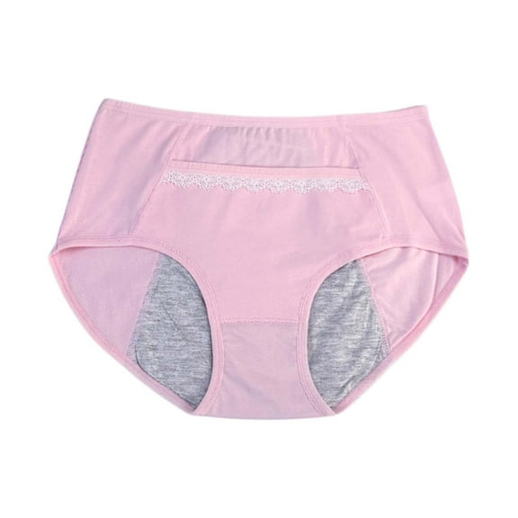 High Waist Leak Proof Panties For Women Comfortable Menstrual Underwear With Front Pocket Absorbent Monthly Flow