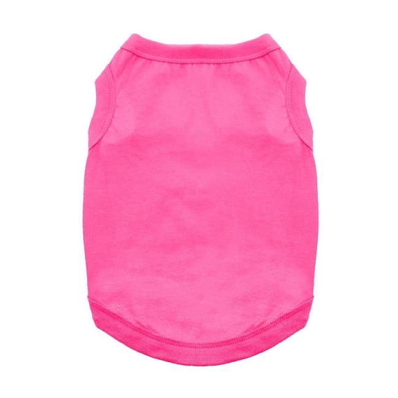 Doggie Design CDT-RS-XL Cotton Dog Tank, Raspberry Sorbet - Extra Large