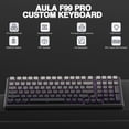 thumbnail image 2 of Teclado mecánico inalámbrico para juegos AULA F99 Pro con retroiluminación RGB, 2 of 7
