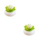 thumbnail image 4 of Bearachild 2020 soporte de flor de loto caja de palillos de caja de almacenamiento de bastoncillos de algodón rosa/verde Type1 NO1, 4 of 6
