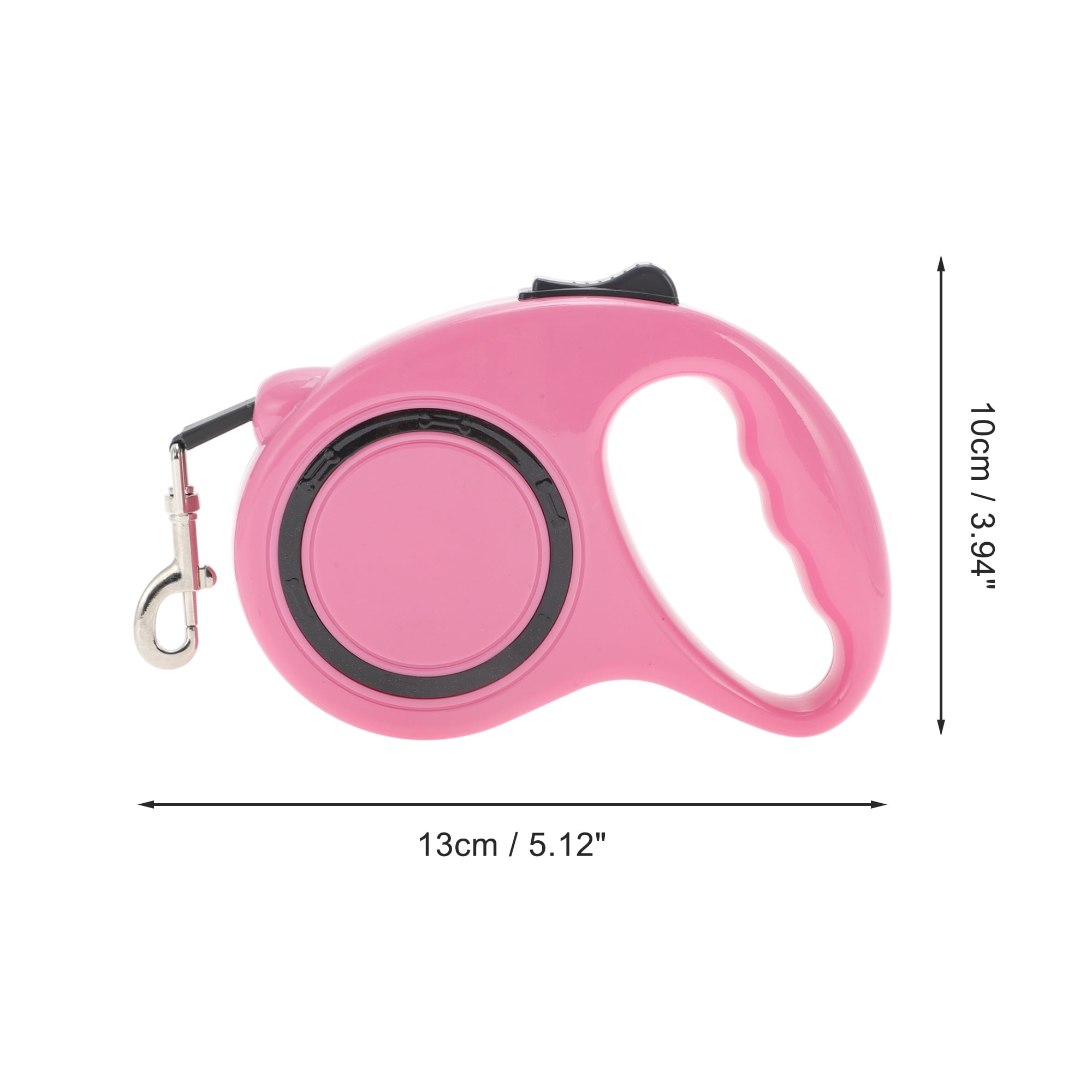 Unique Bargains Circle Pet Leash for Dogs and Puppies Comfortable Handle Pink 9.84ft