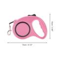 thumbnail image 4 of Unique Bargains Circle Pet Leash for Dogs and Puppies Comfortable Handle Pink 9.84ft, 4 of 6