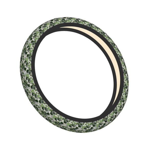 Steering Wheel Cover, Universal 15 inch Neoprene Print Camouflage Pattern Car Steering Wheel Cover for Women Men
