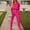 Hot Pink, variant on Women's Jumpsuit Short Sleeve V Neck Casual Romper Playsuit Elegant Loose Overalls For Streetwear Dating Shopping Body Suit Pack Womens Jumpsuits plus Size Sleeveless New Years Eve 2011 Olive Jumpsuit