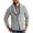 Gray, variant on Herrnalise Men's Stand Collar Cardigan Sweaters Button Down Cable Knitted Sweater Fashion Outdoor Autumn Outdoor Ethnic Style Geometric Print Coat Black